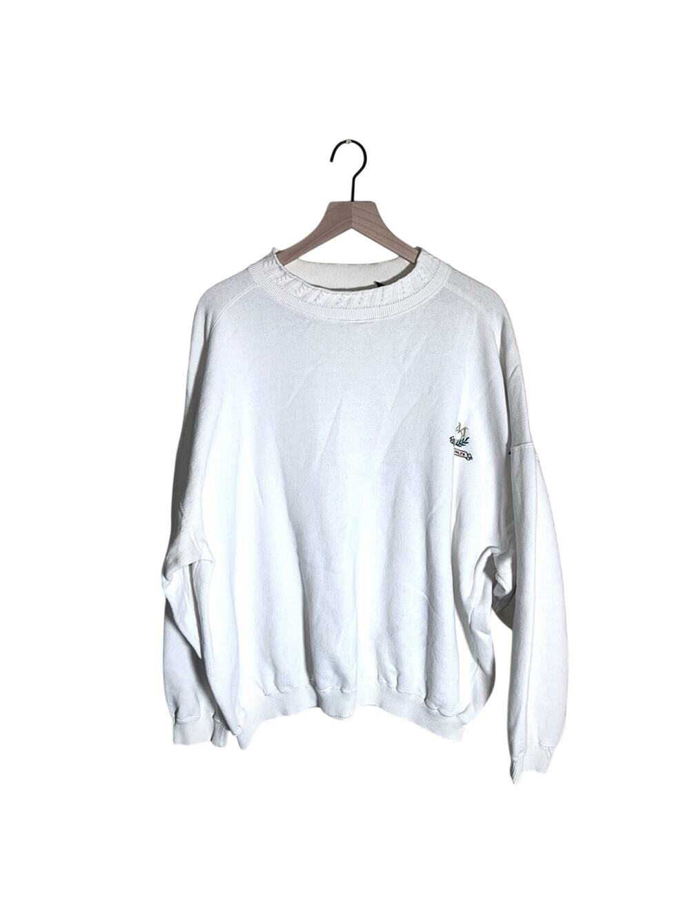VNTG MEMBERS ONLY 80s embroidered crewneck sweater XXLT
